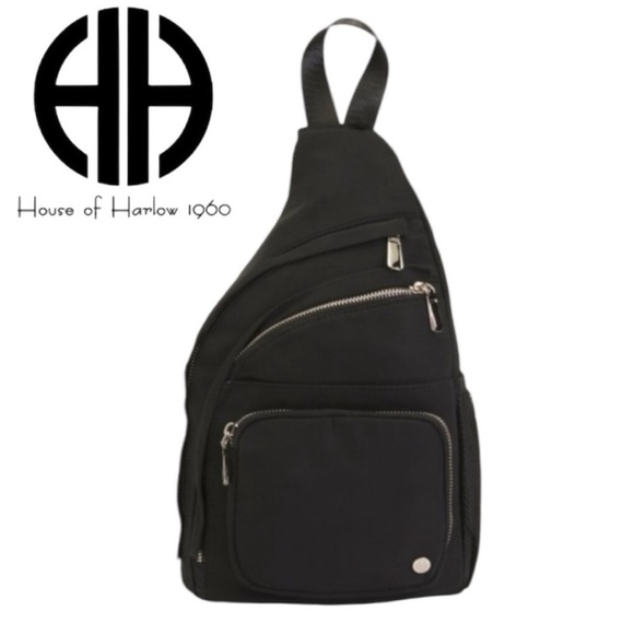 NWT House of Harlow 1960
Savannah Sling Bag or Crossbody in Black - Picture 1 of 7